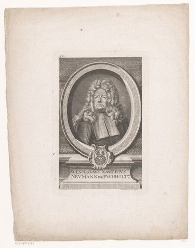 Portret van Wenzel Xaver Neumann von Puchholz