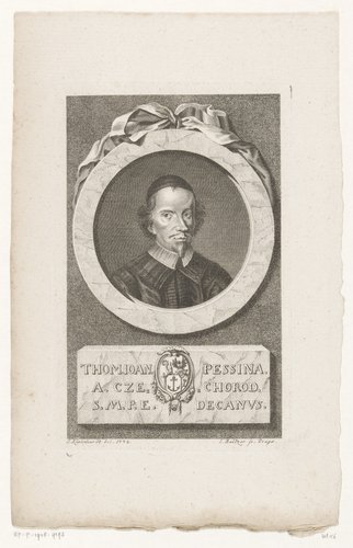 Portret van Thomas Joannes Pessina de Czechorod