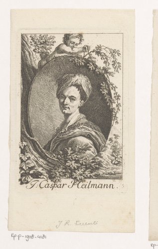 Portret van Johann Kaspar Heilmann