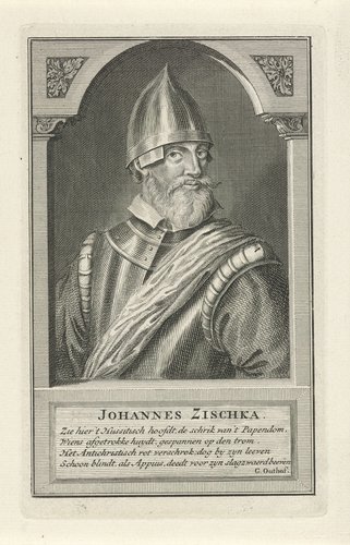 Portret van Jan Zizka by Adolf van der Laan