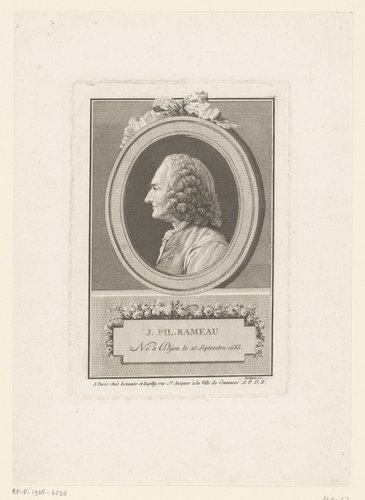 Portret van Jean-Philippe Rameau