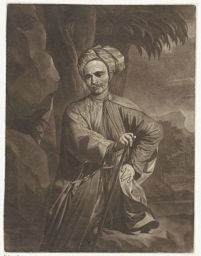 Portret van een Oosterling met een tulband