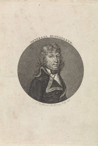 Portret van Napoleon I Bonaparte, keizer der Fransen