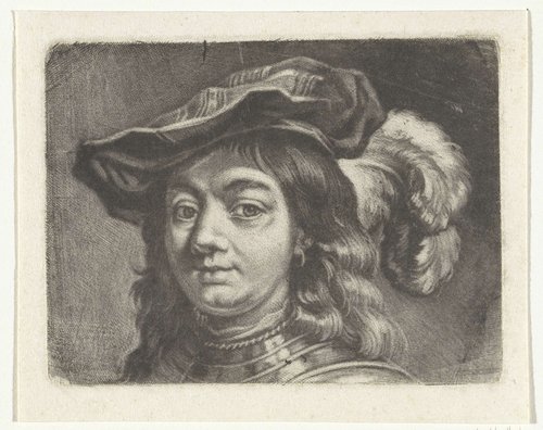 Portret van een man met een muts