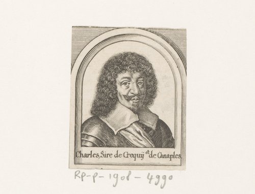 Portret van Karel I van Blanchefort by Matthäus Merian (I)