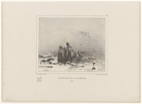 Verschrikkingen van de oorlog in 1812 by Nicolas Toussaint Charlet