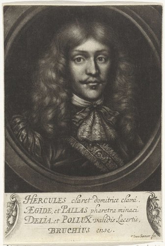 Portret van Johann Georg Bruck by Jan van Somer