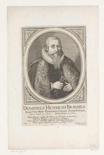 Portret van Henricus Braemius