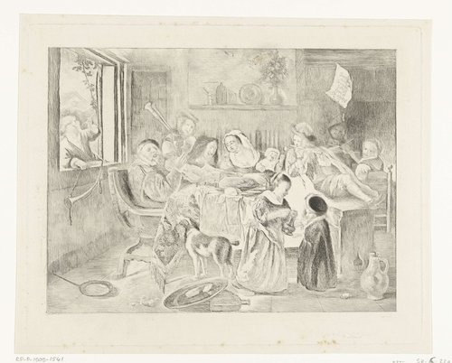 Soo de ouden songen, pijpen de jongen by Johannes Arnoldus Boland
