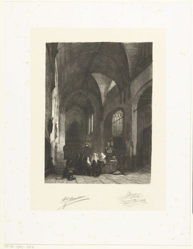 Dienst in een kloosterkerk by Petrus Johannes Arendzen