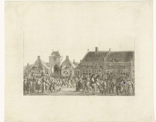 Franse troepen trekken Breda binnen by Joannes Bemme