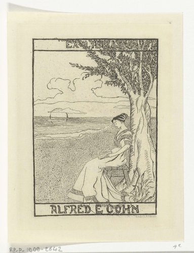 Ex libris van Alfred E. Cohn