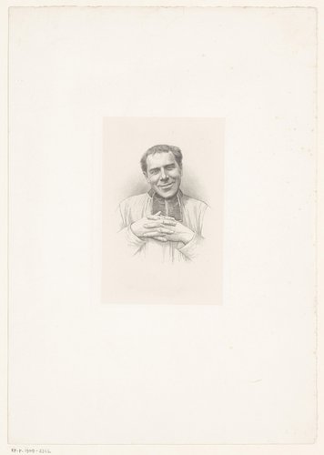 Portret van Ernest Alexandre Honoré Coquelin