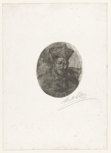 Portret van een onbekende kardinaal