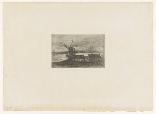 Molen en enkele huizen