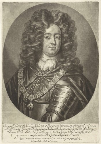 Portret van George Lodewijk van Hessen-Darmstadt