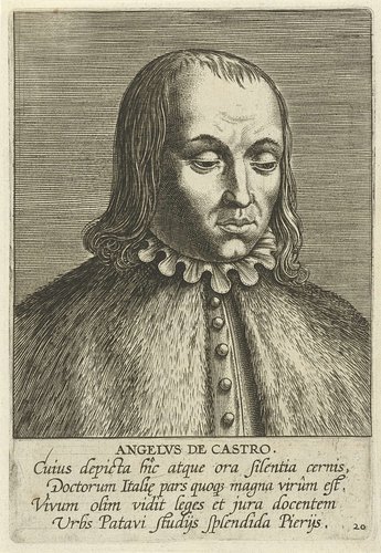 Angelvs de Castro by Philips Galle