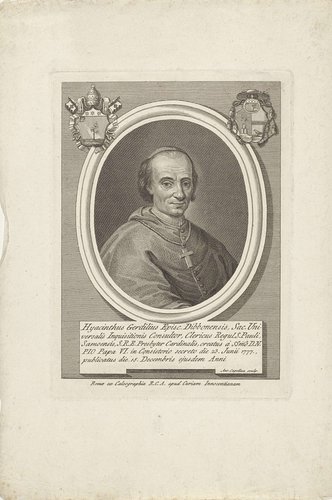 Portret van kardinaal Hyacinthe Sigismond Gerdil