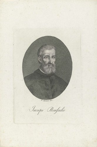 Portret van humanist en historicus Jacopo Bonfadio
