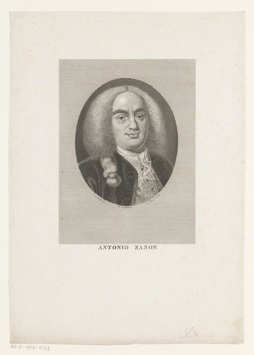 Portret van econoom Antonio Zanon