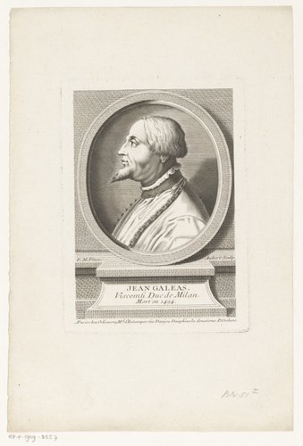 Portret van Gian Galeazzo Visconti