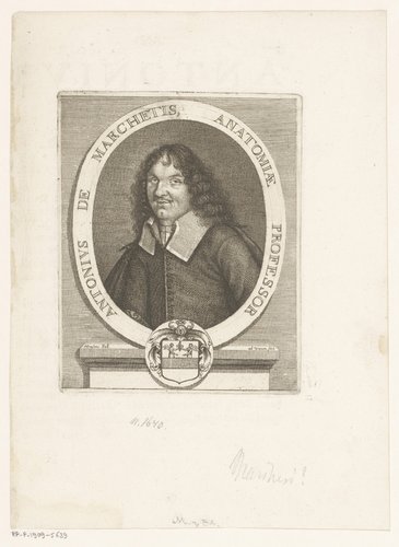 Portret van Antonio Marchétti