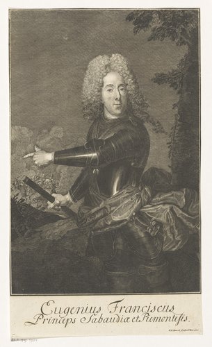 Portret van Eugenius van Savoye by Georg Paul Busch