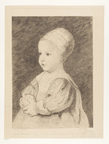 Portret van een onbekend kind