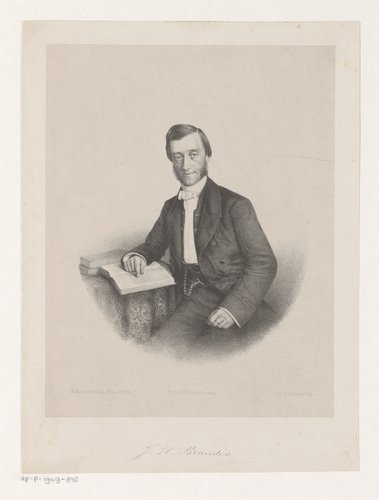 Portret van Johannes Hendrik Brandes