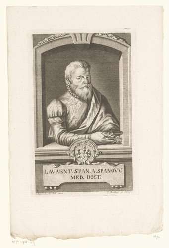 Portret van Laurentius Span a Spanow