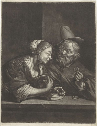 Jonge vrouw en oude man