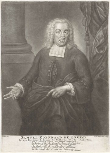 Portret van Samuel Koenraad de Bruine