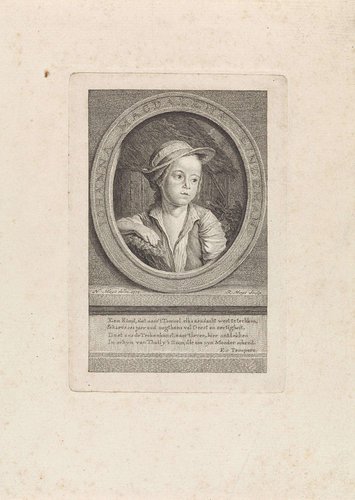 Portret van Johanna Magdalena Lindeman