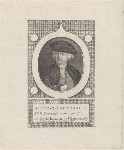 Portret van J.F. van Campenhout