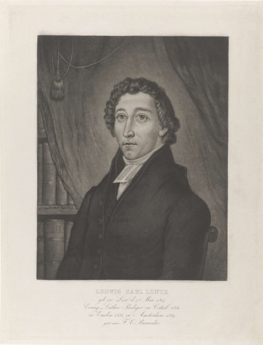 Portret van Ludwig Carl Lentz