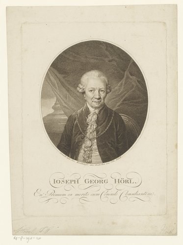 Portret van Joseph Georg Hörl