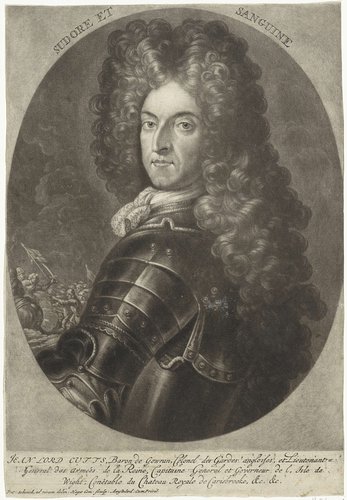 Portret van Lord John Cutts by Pieter Schenk (I)