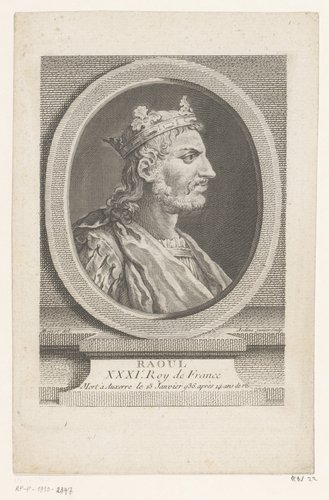 Portret van Rudolf van Frankrijk