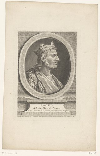 Portret van Rudolf van Frankrijk