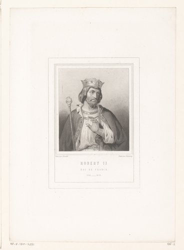Portret van Robert II de Vrome, koning van Frankrijk