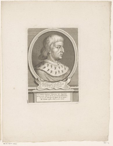 Portret van Karel VIII