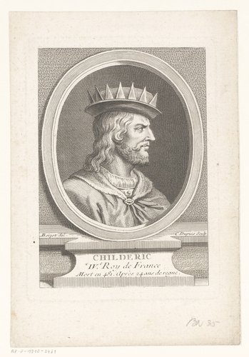 Portret van Childerik I