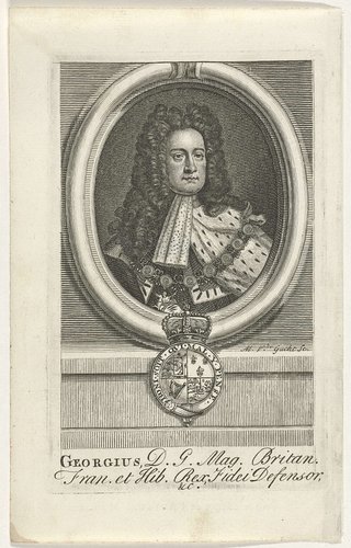 Portret van George I