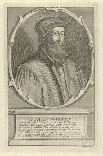 Portret van John Wyclif