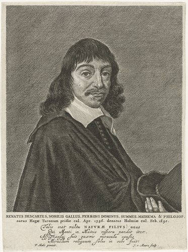 Portret van René Descartes