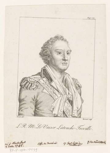 Portret van Louis-René Levassor de Latouche Tréville