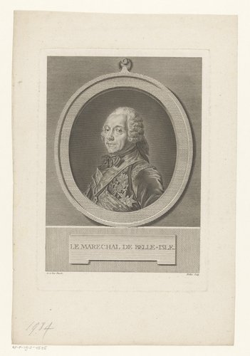 Portret van Charles Louis Auguste Fouquet, duc de Belle-Isle
