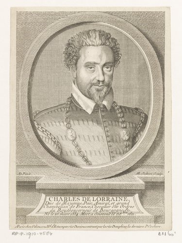 Portret van Charles graaf van Mayenne