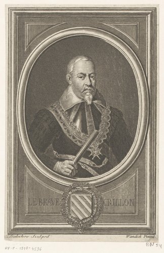 Portret van Louis de Balbes de Berton de Crillon