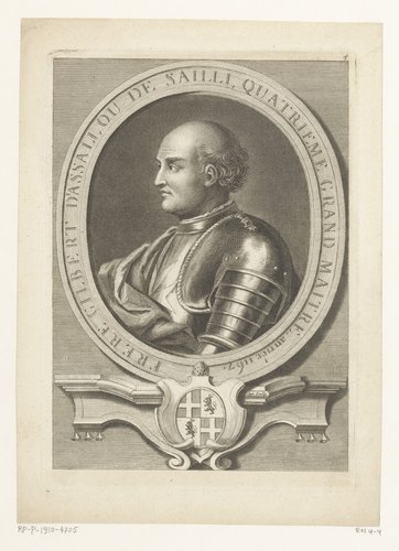 Portret van Gilbert d'Aissailly by Laurent Cars